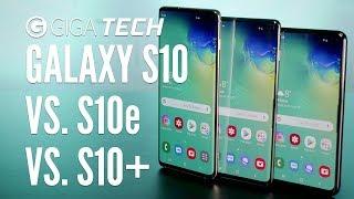 SAMSUNG GALAXY S10 vs. S10e vs. S10+ (Plus) im VERGLEICH (deutsch): Unterschiede gezeigt und erklärt