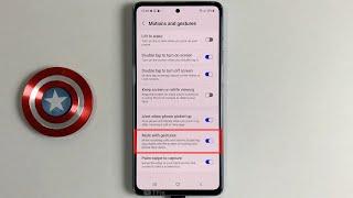 Mute incoming calls by placing the phone face down Samsung A53 5G Android 12