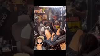 girl squirts when getting a tattoo