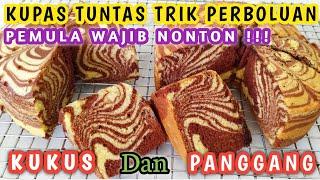 TIPS MEMBUAT BOLU YANG BENAR DAN ANTI GAGAL - KUKUS DAN PANGGANG