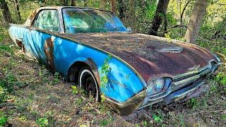 ABANDONED Thunderbird Sitting 40 Years? WILL IT RUN? - NNKH