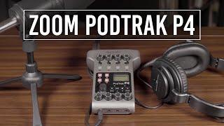 Zoom PodTrak P4: An Audio Recorder Designed for Podcasting! | Hands-on Review