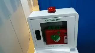 AED Cabinet with Strobe Light Alarm Model B of AJ Tech - ajtech-hk.com