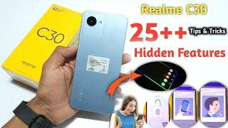 Realme C30 Smart touch features, Realme C30 tips and tricks, Realme C30