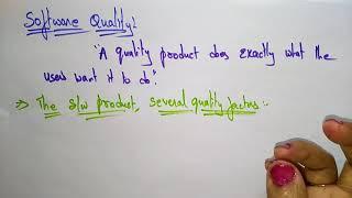 software quality | software engineering |