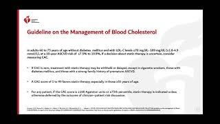 Cholesterol Treatment Guidelines and Clinical Applications in ACS Patients