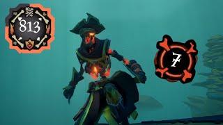 Getting weird  HG matches while grinding for my gold skelly curse (813-1000) | Sea Of Thieves