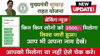 mukhyamantri sukhad rahat yojana ka paisa kaise check kare | आपका पैसा आएगा की नहीं ऐसे चेक करें ।