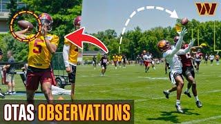 The Washington Commanders Are IMPROVING At A INSANE Rate At OTAs... | Commanders News |