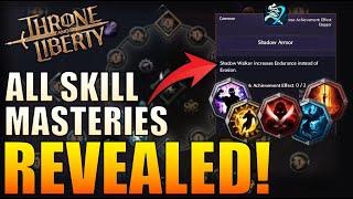 Throne & Liberty - Crazy Game Changing Skill Bonuses! - All main Mastery Effects Revealed!