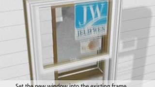 JELD-WEN Pocket Replacement Double-Hung Wood Window