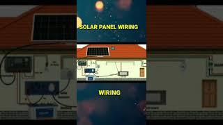 solar panel wiring || solar connection || smart electrical electricalteluguvideos