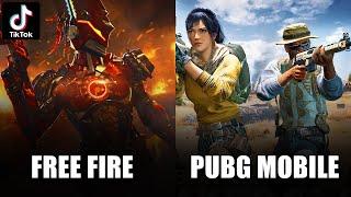 Tik Tok Free Fire Vs PUBG | Tik Tok Free Fire | Tik Tok PUBG