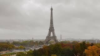 Autumn Paris Eiffel Tower Time Lapse #france