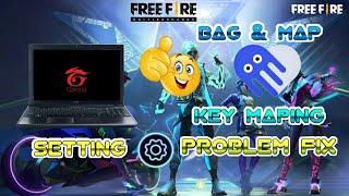 game helper key mapping all problem solved || free fire setting || bag & map problem fix ||