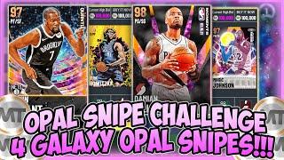 NBA2K21 - GALAXY OPAL SNIPE CHALLENGE!!! WE GOT 4 GALAXY OPAL SNIPES!!! HOW MUCH DID WE MAKE???