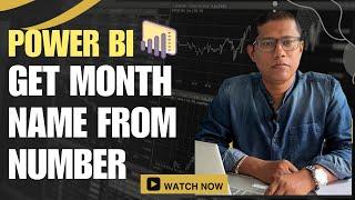 How to Convert Month Number to Month Name in Power BI | Month Number to Month Name Power BI