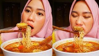 MUKBANG BAKSO TELOR INDOMIE PEDAS