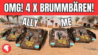 4 x Brummbär Tanks are Absolutely Amazing! - 4vs4 - Wehrmacht - Company of Heroes 3