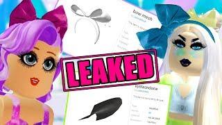 EYELASH EXTENSIONS & HEADBANDS? NEW Royale High ITEMS LEAKED! w/ BasicallyBEA