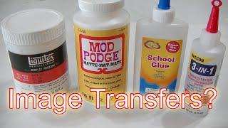 Which GLUE for Image Transfers? | RixCanDoIt Quick Transfer Paper