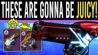 Destiny 2: NEW ROCKET SIDEARM! Juicy FUTURE Weapons, Perk Rolls, Release Dates & Exotic Mission!