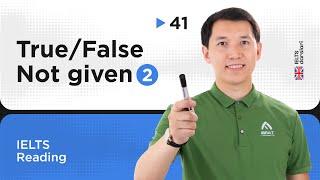 IELTS Reading - True/False/Not given (2-part) | 41-dars | IELTS darslari