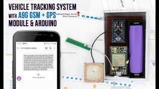 SMS Based Vehicle Tracking System with A9G GSM+GPS Module and Arduino