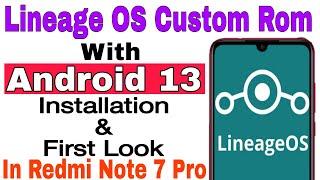 Without PC | How To Install Lineage OS Rom In Redmi Note 7 Pro | Step By Step Full Guide