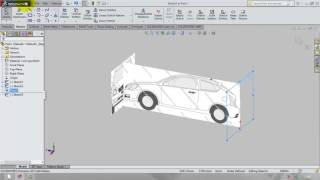 car body modelling in solidworks - part 1 (setting up the blueprints)