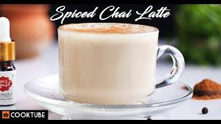 Spiced Chai Latte Recipe | Tea Latte Indian Style | Masala Chai Latte Recipe