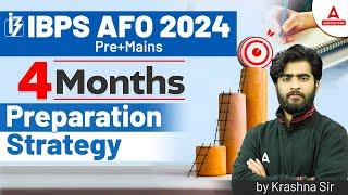 IBPS AFO 2024 | 4 Months Strategy to Crack IBPS AFO | IBPS AFO Preparation | By Krashna Sir