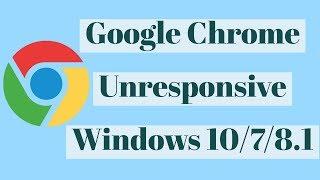 Google Chrome Unresponsive Windows 10/7/8.1|Relaunch Now|On Startup