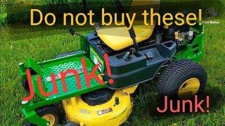 Lawn mowers to avoid!