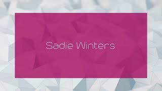 Sadie Winters - appearance