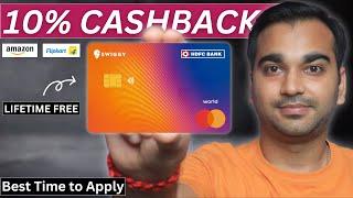 HDFC Swiggy Credit Card - Lifetime Free - No Annual Fees, Cashback, and More!