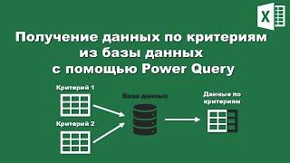 Excel: Получение данных по критериям из базы данных с помощью Power Query