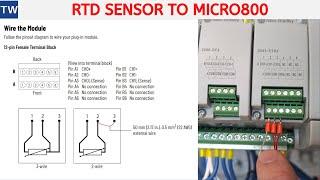 Configuring a 2080-RTD2 Plug-In Module for a Micro800 PLC