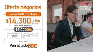 Claro Empresas - Plan Internet Fibra 500 Mbps + telefonía