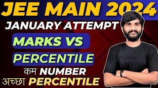 Shocking JEE Main 2024 - Marks vs Percentile January Attempt Must Watch #jee2024 #jeemain2024