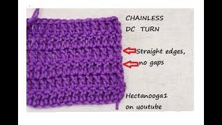 CHAINLESS DC TURN, (no chain 2 or chain 3) Crochet tips and tricks