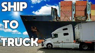 From Sea To Tennessee | Port Terminal Cargo Ship Load | 2 Day Solo Trucking Volvo Journey OTR