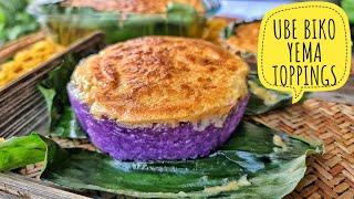 The Best UBE BIKO with YEMA TOPPINGS | ANG SARAP GRABE