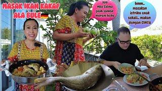 WOW AKANG LANGSUNG BILANG MAKAN DENGAN CINTA ️ II MASAK MENU BULE IKAN KAKAP CREAMY