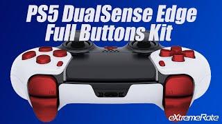 eXtremeRate PS5 DualSense EDGE Full Buttons Kit