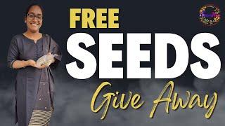 Free Organic Seeds GiveAway | sharanuu vlogs |