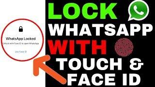 WHATSAPP FINGERPRINT LOCK - WHATSAPP LOCK - IPHONE WHATSAPP LOCK