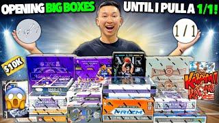 Opening some of the CRAZIEST BOXES EVER until I pull a ONE OF ONE (BIG HITS GALORE)! 