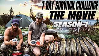 7-Day Wilderness Living Survival Challenge (THE MOVIE - SEASON 1) - NORTHERN CANADA