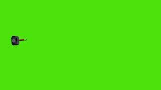 THOR hammer coming green screen